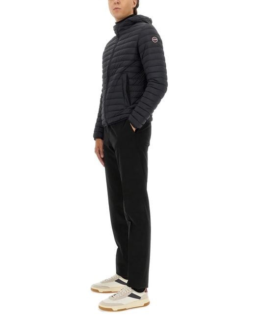 Colmar Gray Lightweight Down Jacket With Hood for men