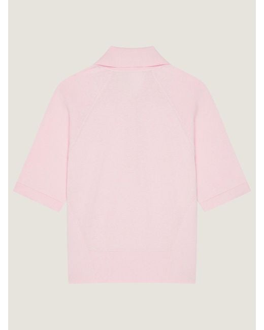 Givenchy Pink Logo Polo Shirt