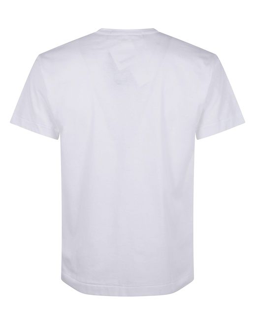 COMME DES GARÇONS PLAY White Classic Heart T-Shirt