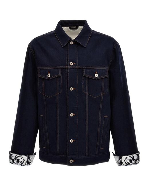 Burberry Blue Denim Jacket for men
