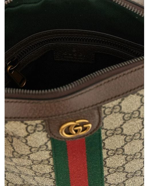 Gucci Metallic 'Ophidia' Small Crossbody Bag for men