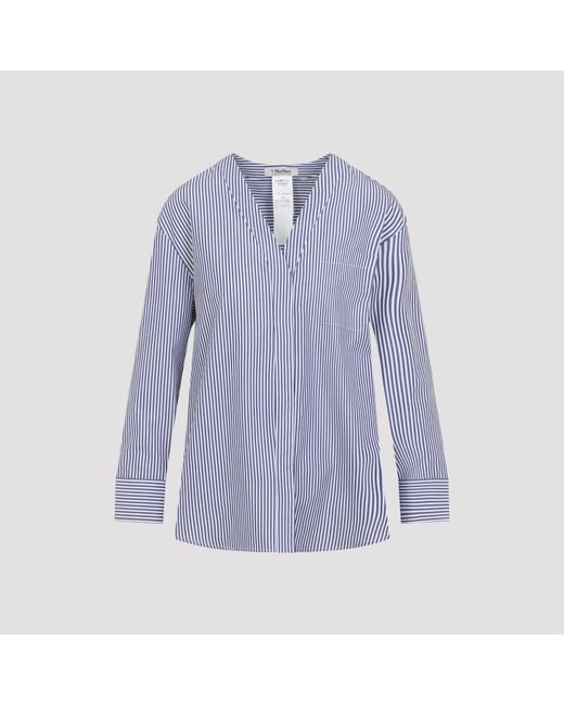Max Mara Blue 'S Chicca Shirt