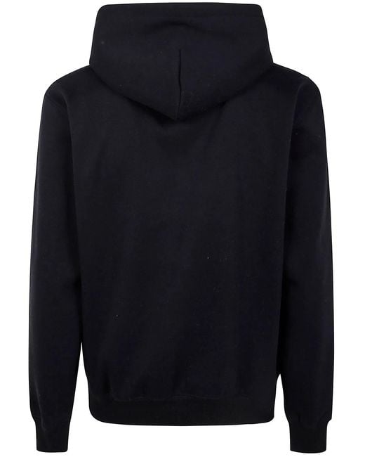 Carhartt Black Hoodie With Embroidered Logo