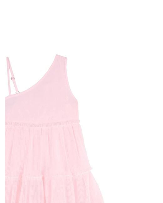 Billieblush Pink Vestito Con Volants