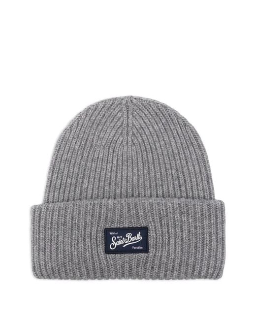 Mc2 Saint Barth Gray "Berry" Knitted Hat for men