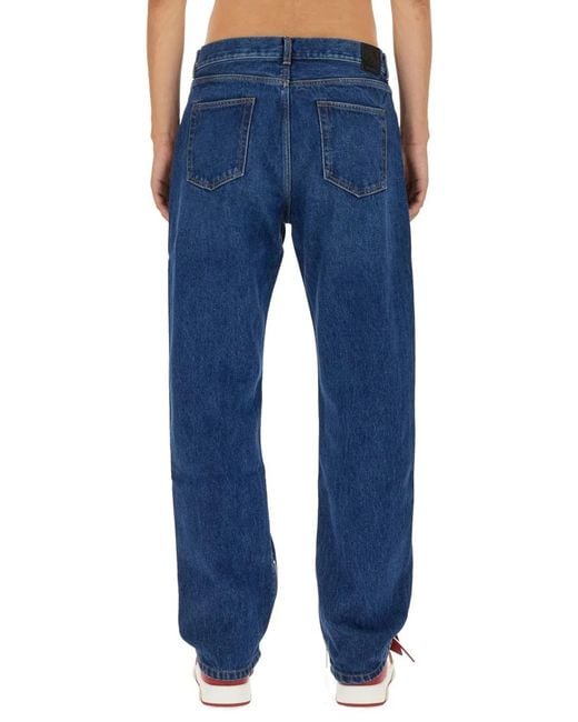 Off-White c/o Virgil Abloh Blue Skate Fit Jeans for men