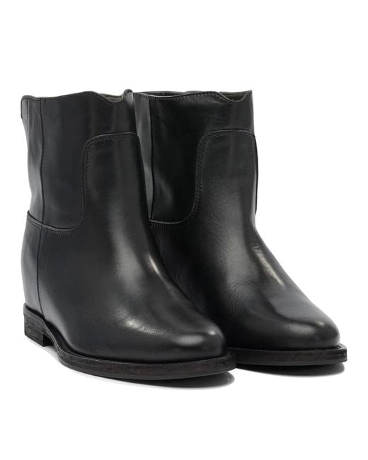 Via Roma 15 Black Ankle Boots