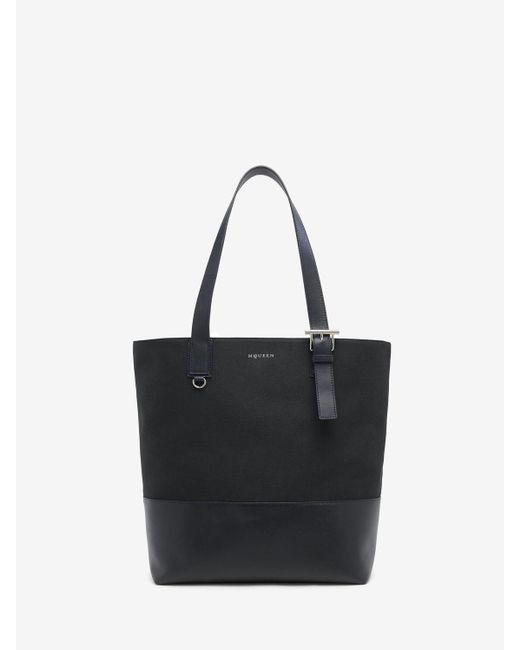 Alexander McQueen Black T-bar Shopper for men