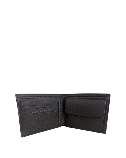 The Bridge Black Leather Wallet