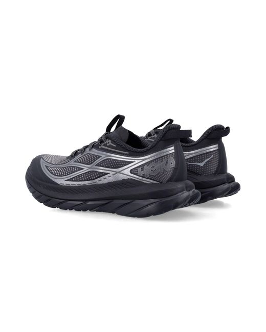 Hoka One One Blue Hoka Polyamide Rubber Shoes for men