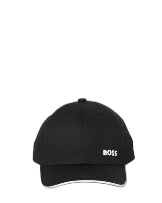 Boss Black Baseball Cap With Logo for men