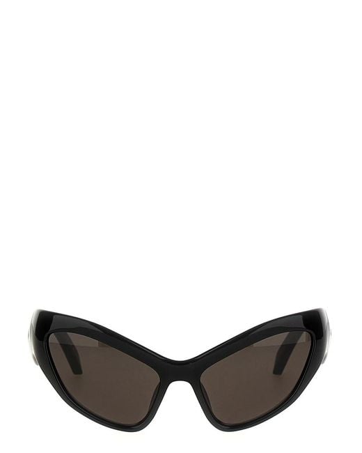 Balenciaga Black 'Hamptons Cat' Sunglasses