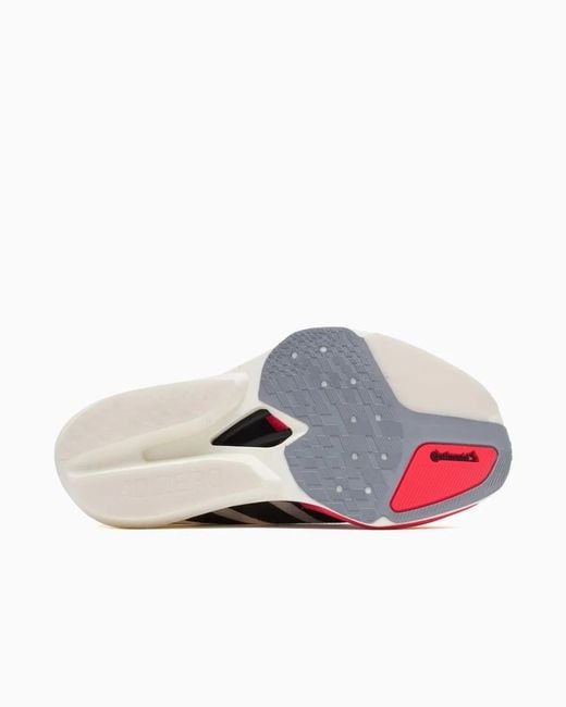 Adidas Originals White Adizero Printime X3 Sneakers