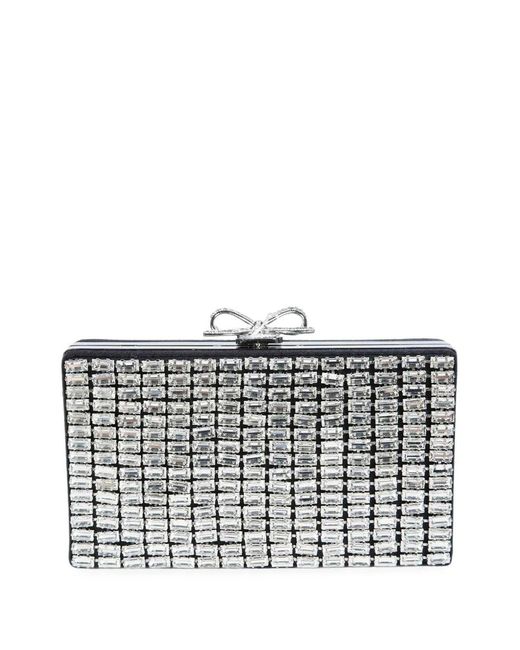 Self-Portrait Gray Chaimail Clutch Bag