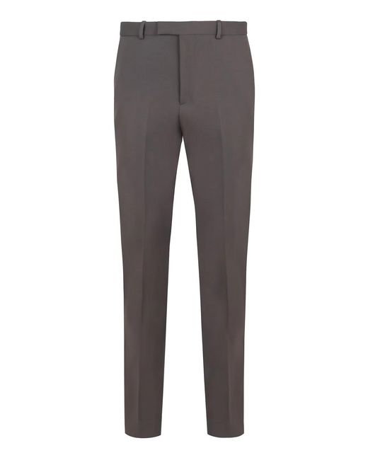 Gucci Gray Stretch Wool Pant for men