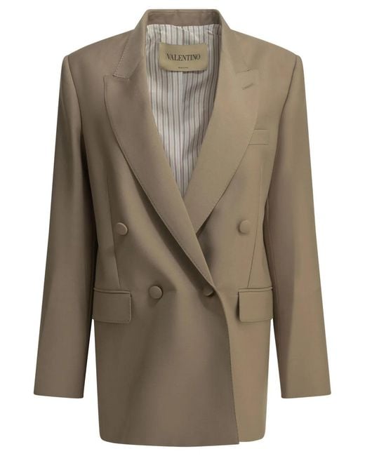 Valentino Green Mohair Blazer