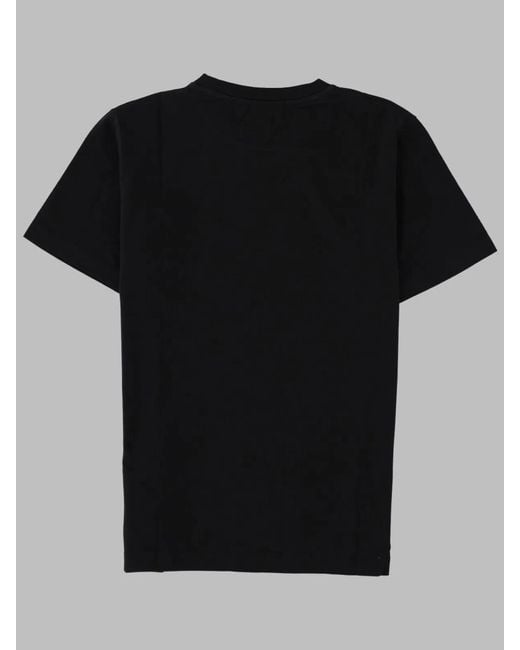 C P Company Black T.Shirts Short Sleeve