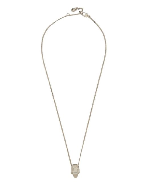 McQueen White Skull Necklace for men