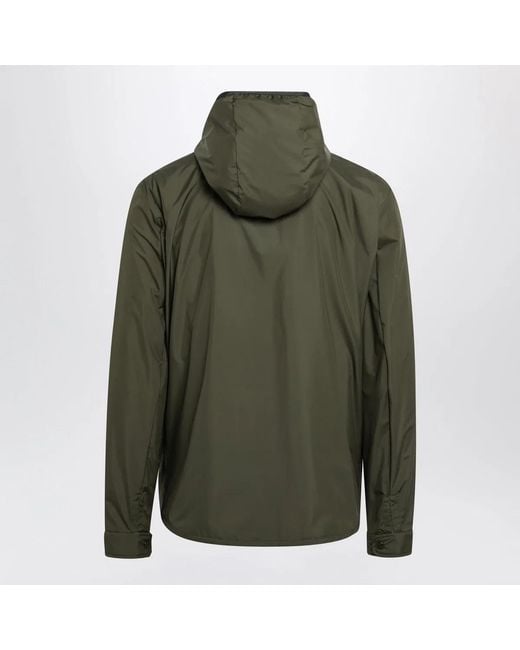 Moncler Green Chirano Shirt Jacket Military for men