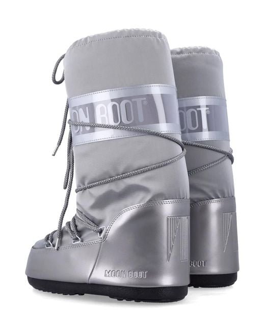 Moon Boot Gray Icon Glance Boot