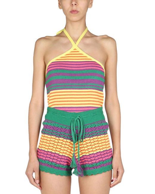 Gallo Multicolor Striped Pattern Top