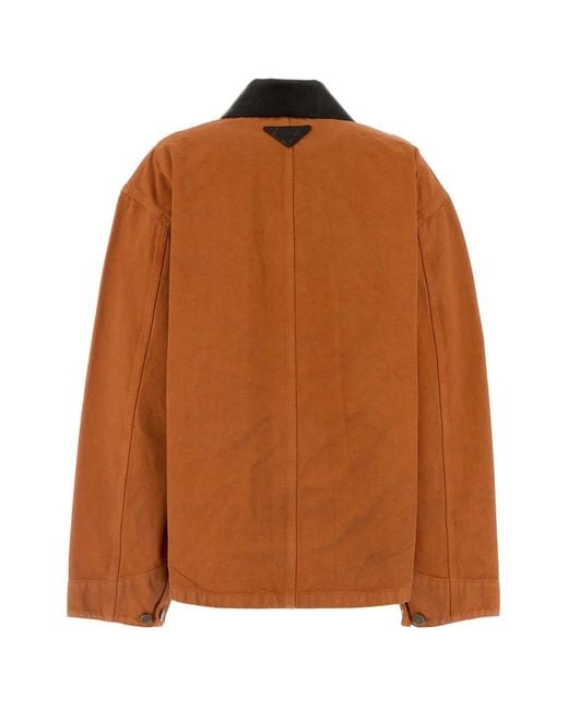 Prada Brown Giubbotti