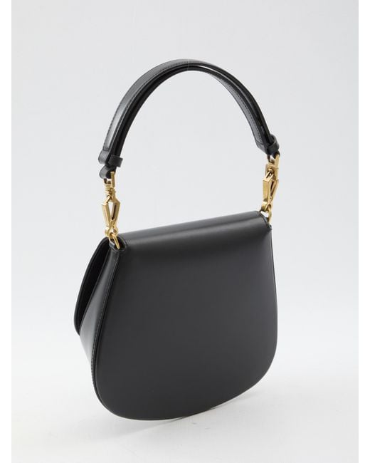 Saint Laurent Black Borsa A Mano Mini Voltaire