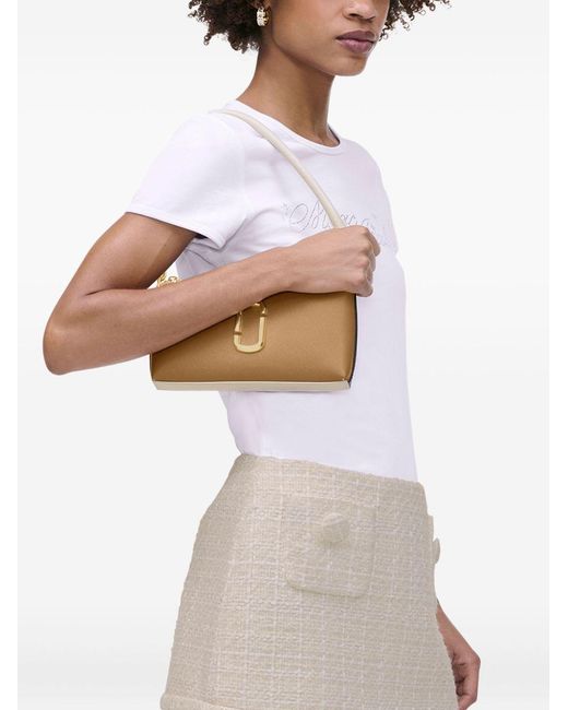 Marc Jacobs Natural The Pochette Leather Mini Bag