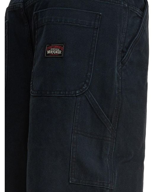 Stussy Blue Stussy Cotton Shorts for men