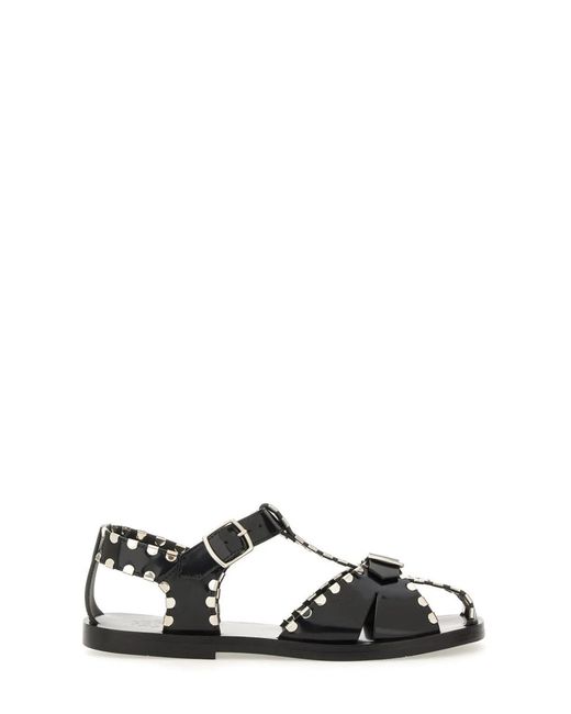 Bally Black Leather Sandals