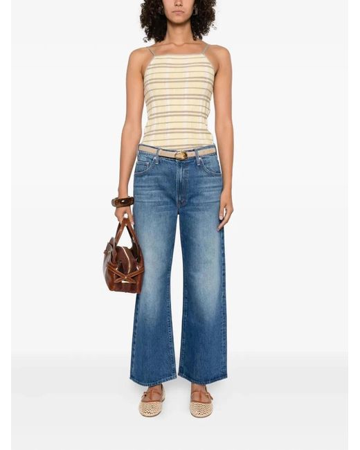 Mother Blue Dodger Ankle Jeans