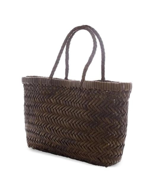 Dragon Diffusion Brown Buffalo Leather Handbag