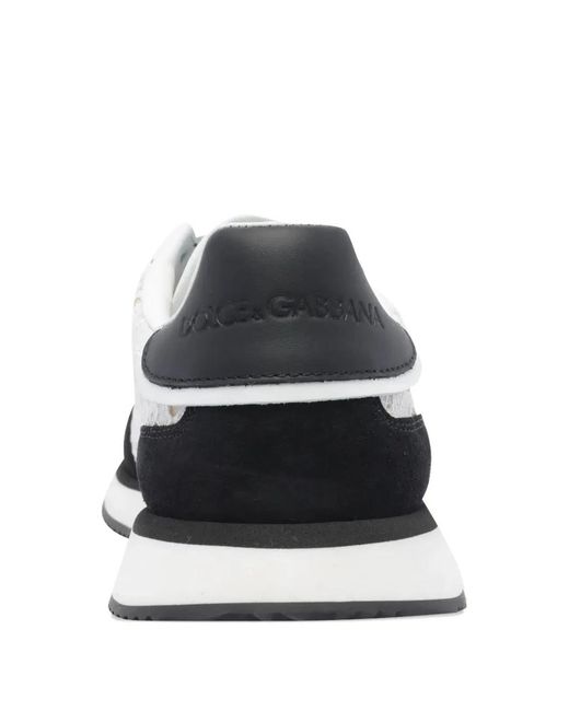 Dolce & Gabbana White Dolce & Gabbana Lace Sneakers