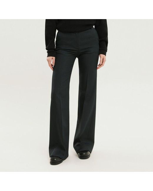 1989 STUDIO Black High-Waisted Dark Bell-Bottom Pants for men