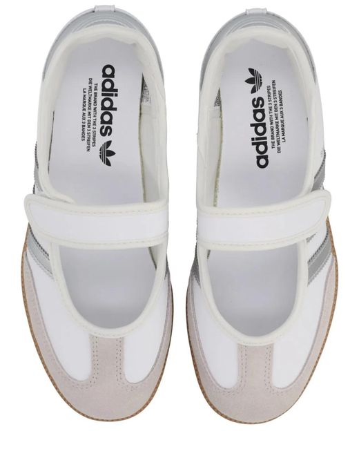 Adidas Originals White Samba Jane Sneaker