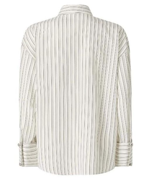 Pinko White Viscose Shirt