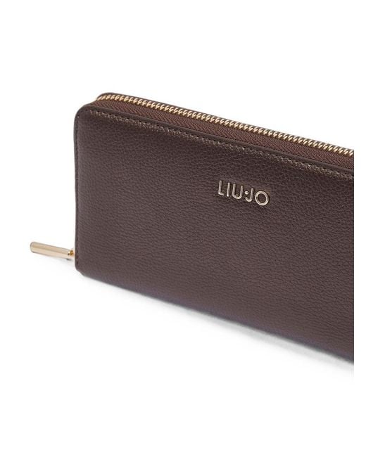 Liu Jo Brown Dark Polyurethane Wallet