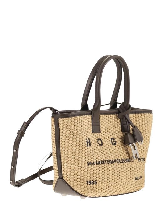 Hogan Natural Address Mini Shopping Bag