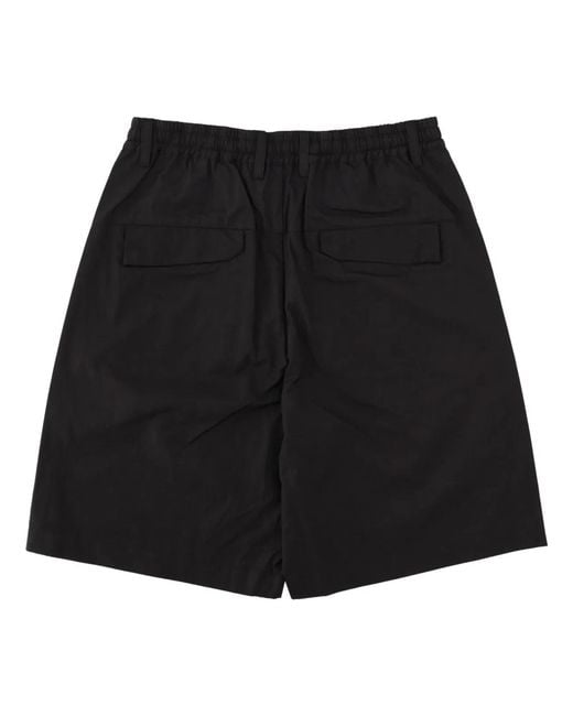C P Company Black C.P.Company Shorts Metropolis Con Logo for men