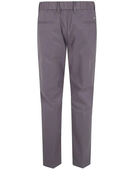 Herno Gray Classic Trousers for men