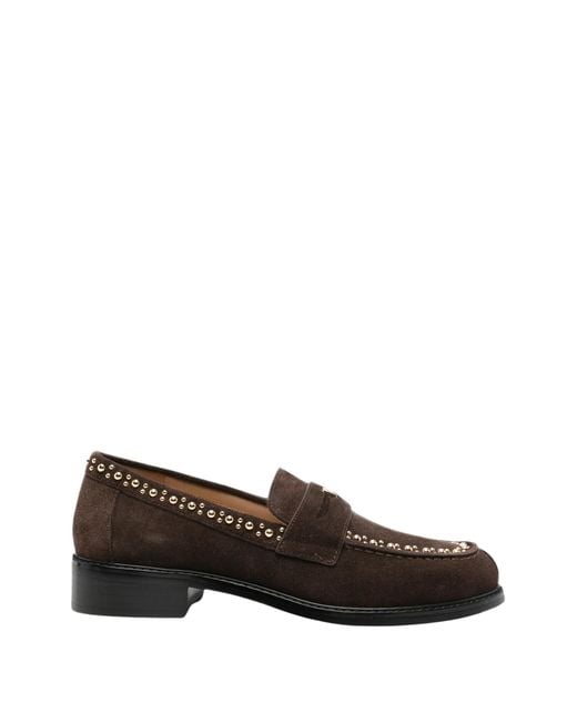 Furla Brown College Loafer