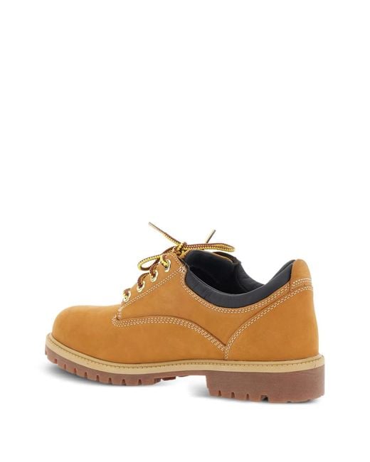 Timberland Brown Tan Calf Leather Flat Shoes for men