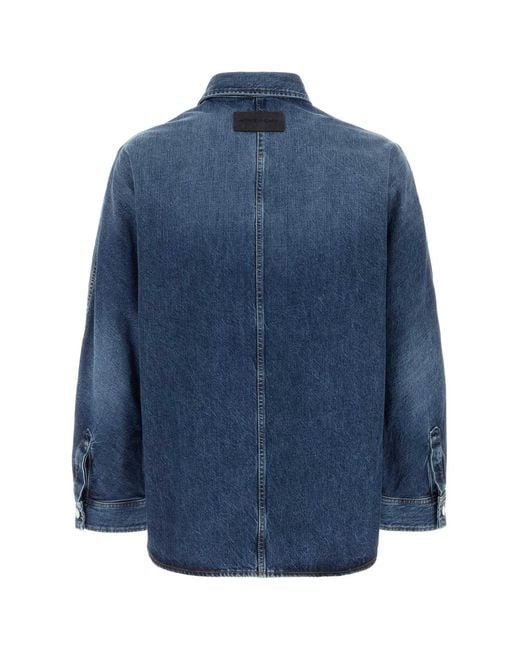 Givenchy Blue Overshirt for men