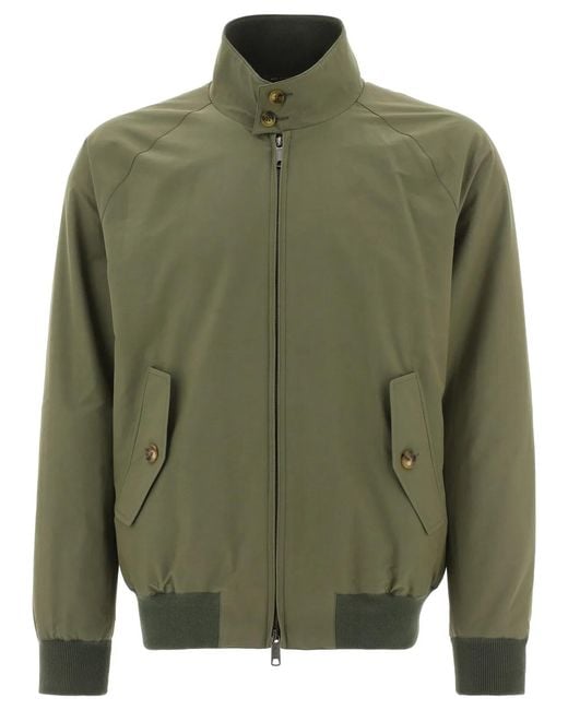 Baracuta Green G9 Harrington Polyester Bomber Jacket for men