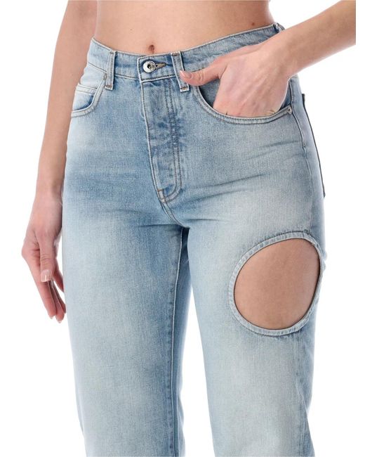 Off-White c/o Virgil Abloh Blue New Meteor Light Denim Pants