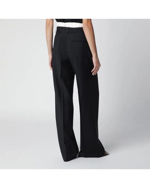 Rohe Black Trousers With Boxer Detail