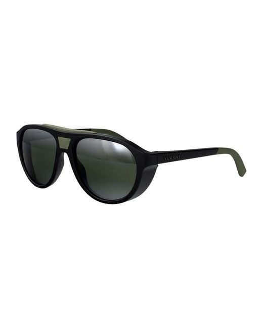Vuarnet Black Injected Sunglasses for men