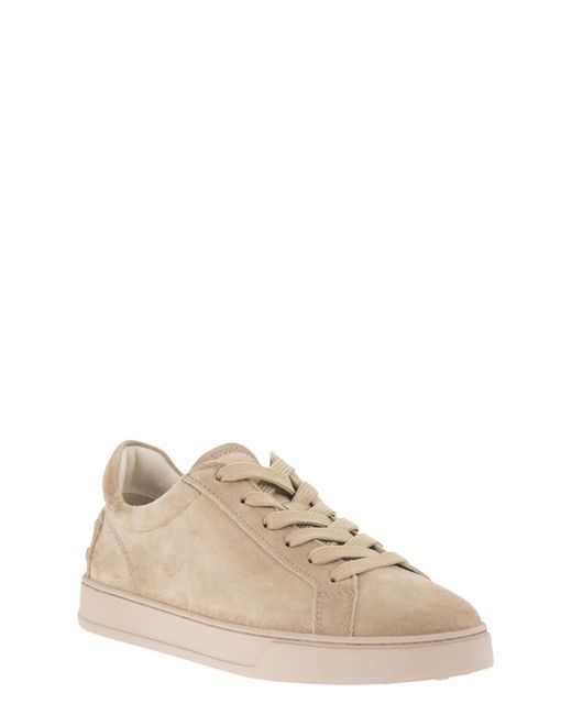 Tod's Brown Suede Flat Shoes
