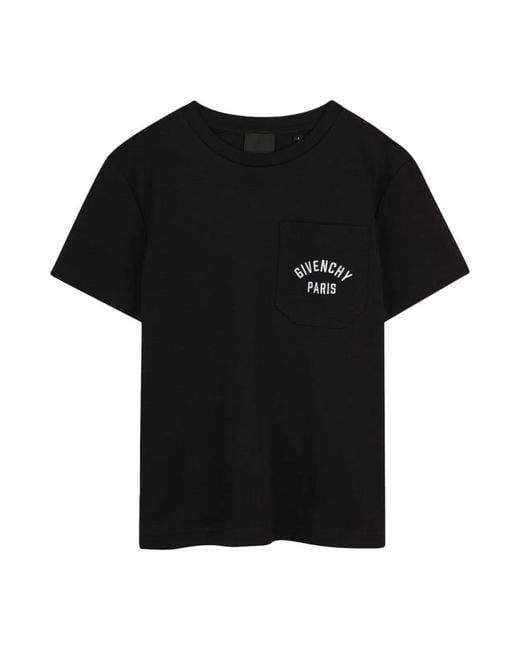 Givenchy Black T-Shirt Con Logo