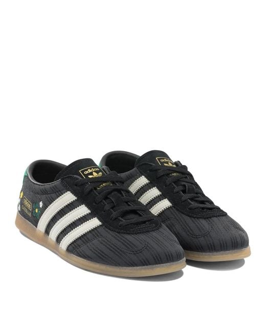 Adidas Originals Black X Liberty London Gazelle Lo Pro Leather Synthetic Rubber Sneakers